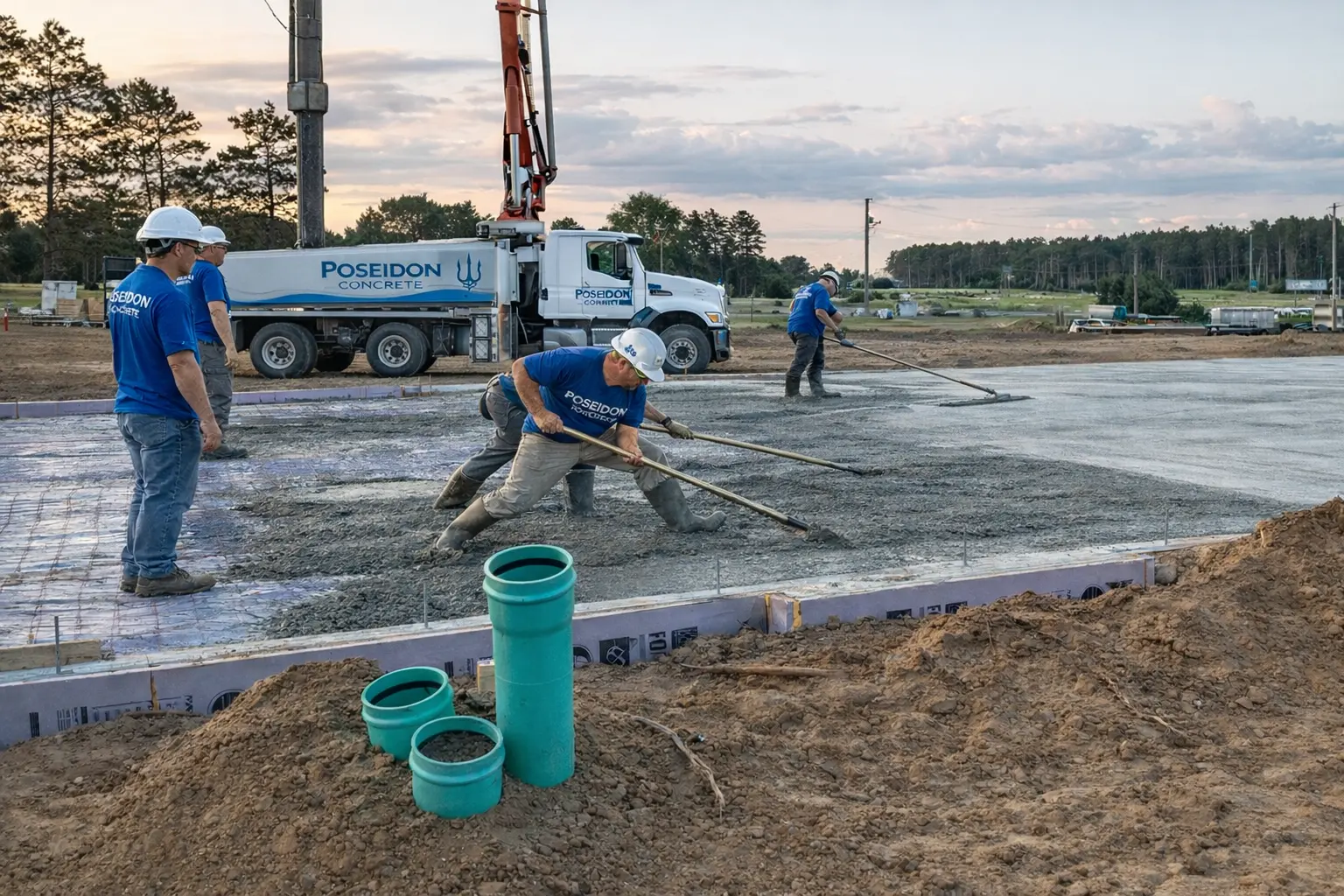 Construction site — Poseidon Concrete